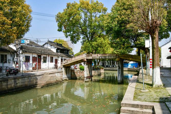 Liantang ancient town is an original ecological ancient town without rendering