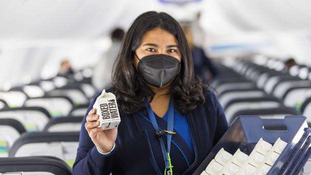 Alaska Airlines Partners With Boxed Water To Reduce Plastic Waste